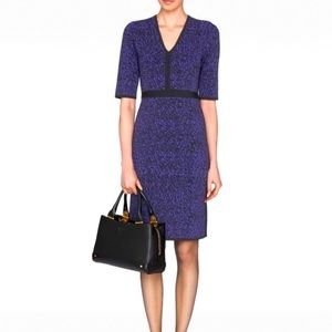 NWT LK BENNETT DR TIPA REGAL SCUBA MIDI DRESS SIZE S